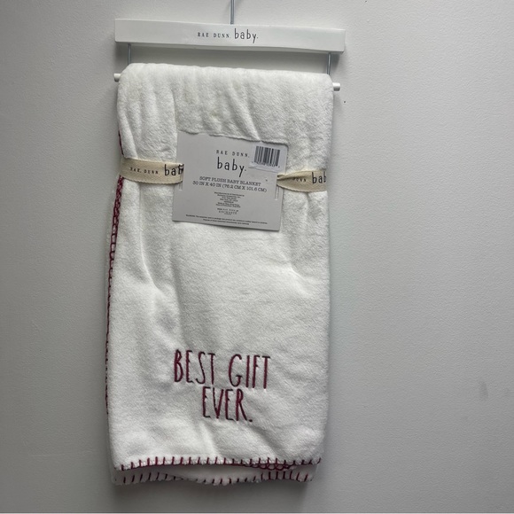 Rae Dunn Other Rae Dunn Best Gift Ever Red Font Soft Plush Baby